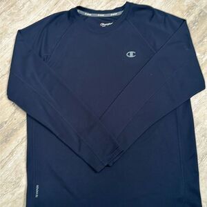 Champion Vapor long sleeve tee navy – size L